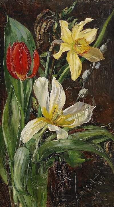 Naturaleza muerta con flores de Anna Munthe Norstedt